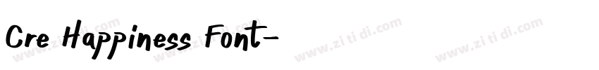 Cre Happiness Font字体转换